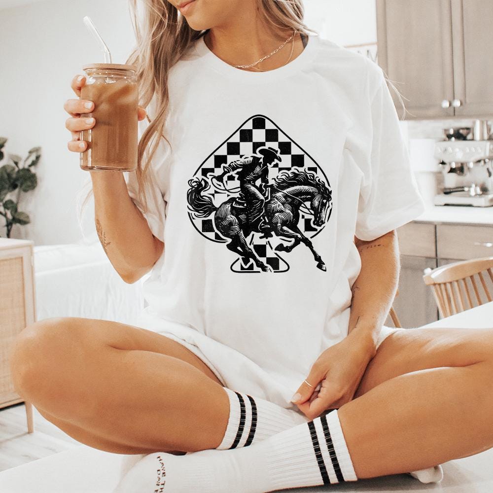 Western Cowboy PNG, Rodeo png - 300 DPI Design for T-Shirt