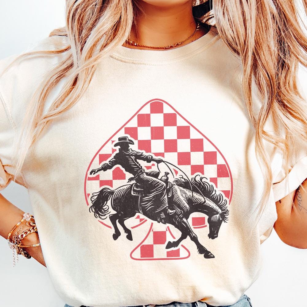 Western Cowboy PNG Alt 2, Rodeo png - 300 DPI Design for T-Shirt