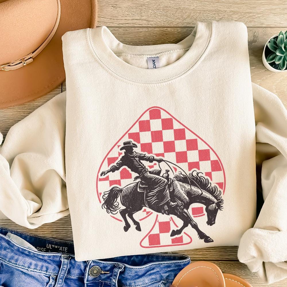 Western Cowboy PNG Alt 2, Rodeo png - 300 DPI Design for T-Shirt