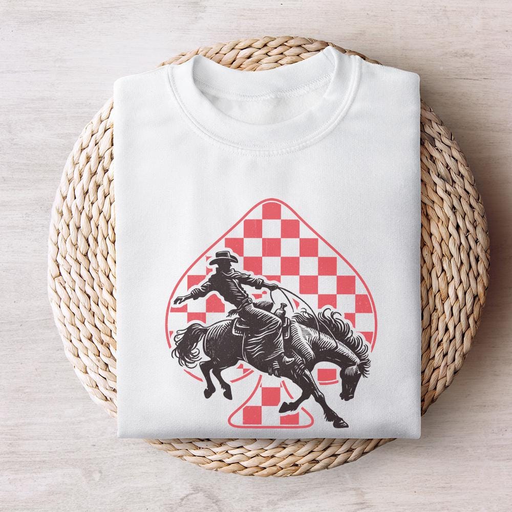 Western Cowboy PNG Alt 2, Rodeo png - 300 DPI Design for T-Shirt