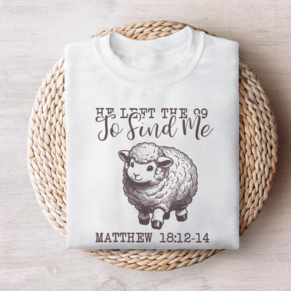 He Left The 99 PNG Alt 3, Bible Verse PNG - 300 DPI Design for T-Shirt