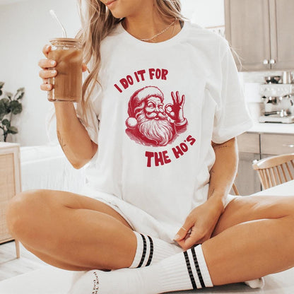 I Do It For The Hos Png Alt 2, Funny Santa Png - 300 DPI Design for T-Shirt