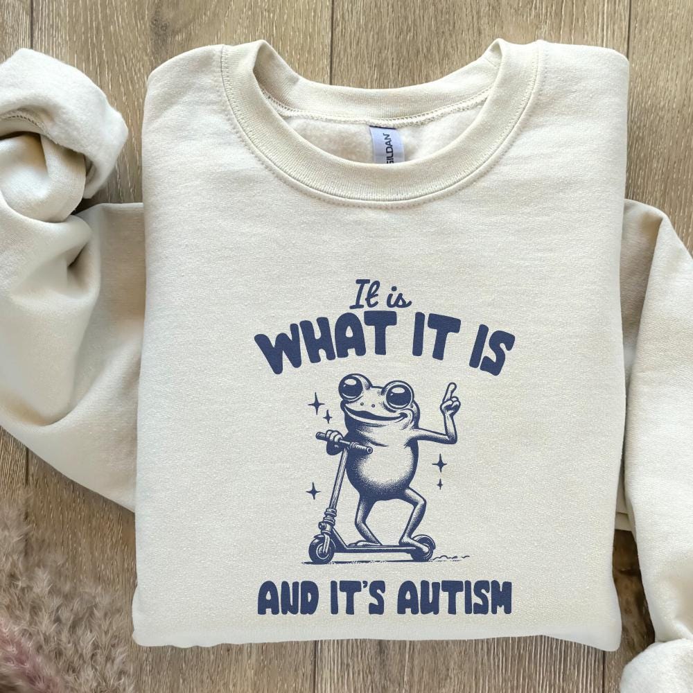 It Is What It Is And It Is Autism PNG Alt 2, Funny Raccoon Meme - 300 DPI