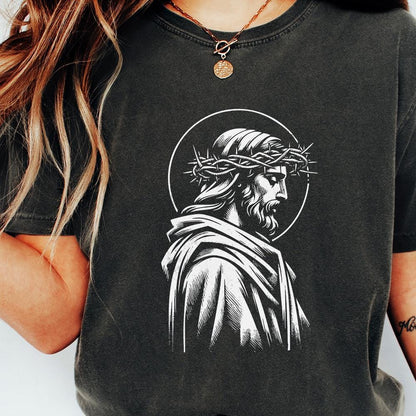 Jesus PNG Alt 2, Christian PNG - 300 DPI Design for T-Shirt