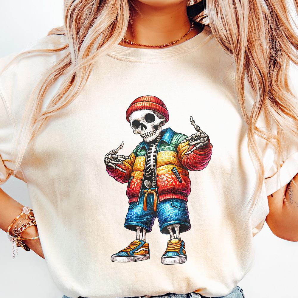 Gangster Skeleton PNG Digital Download Alt 4, Urban Sublimation - 300 DPI