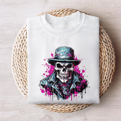 Gangster Skeleton PNG Digital Download Alt 3, Urban Sublimation - 300 DPI