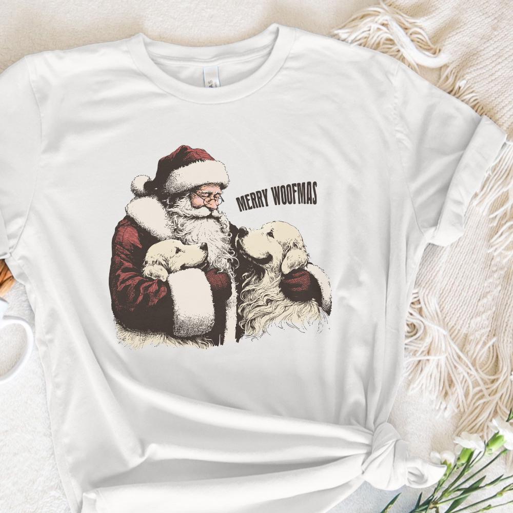 Merry Woofmas PNG, Dog Mama PNG - 300 DPI Design for T-Shirt