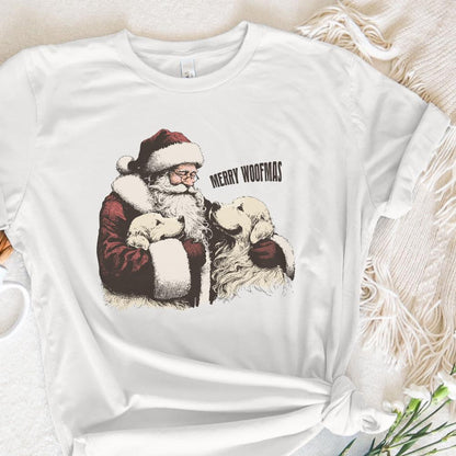 Merry Woofmas PNG, Dog Mama PNG - 300 DPI Design for T-Shirt