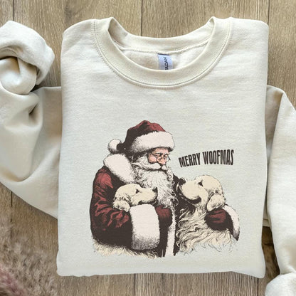 Merry Woofmas PNG, Dog Mama PNG - 300 DPI Design for T-Shirt