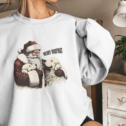 Merry Woofmas PNG, Dog Mama PNG - 300 DPI Design for T-Shirt