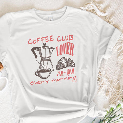 Coffee Club Lover PNG, Trendy Coffee PNG - 300 DPI Design for T-Shirt
