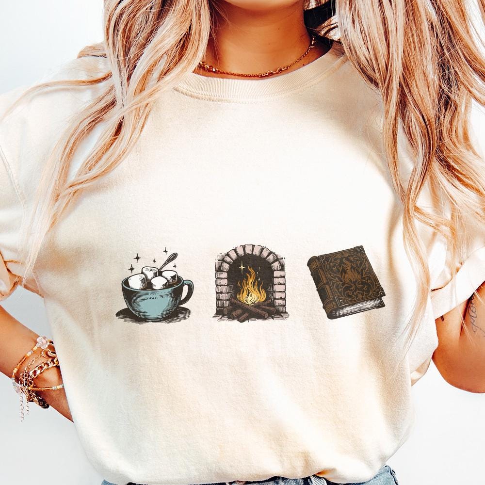 Cozy Readers Sublimation Design, Fall Bookish Png - 300 DPI Design for