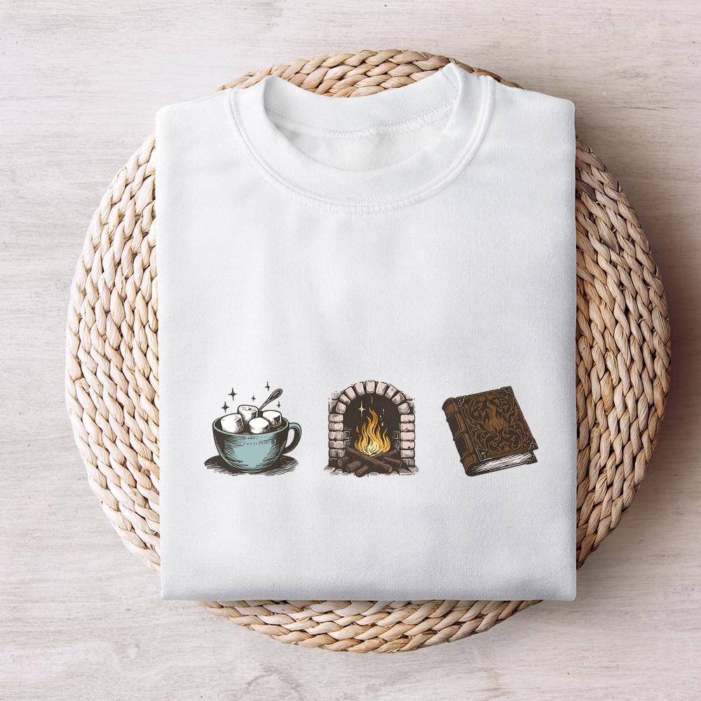 Cozy Readers Sublimation Design, Fall Bookish Png - 300 DPI Design for