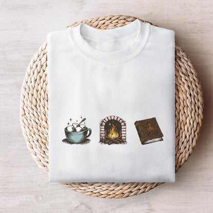 Cozy Readers Sublimation Design, Fall Bookish Png - 300 DPI Design for