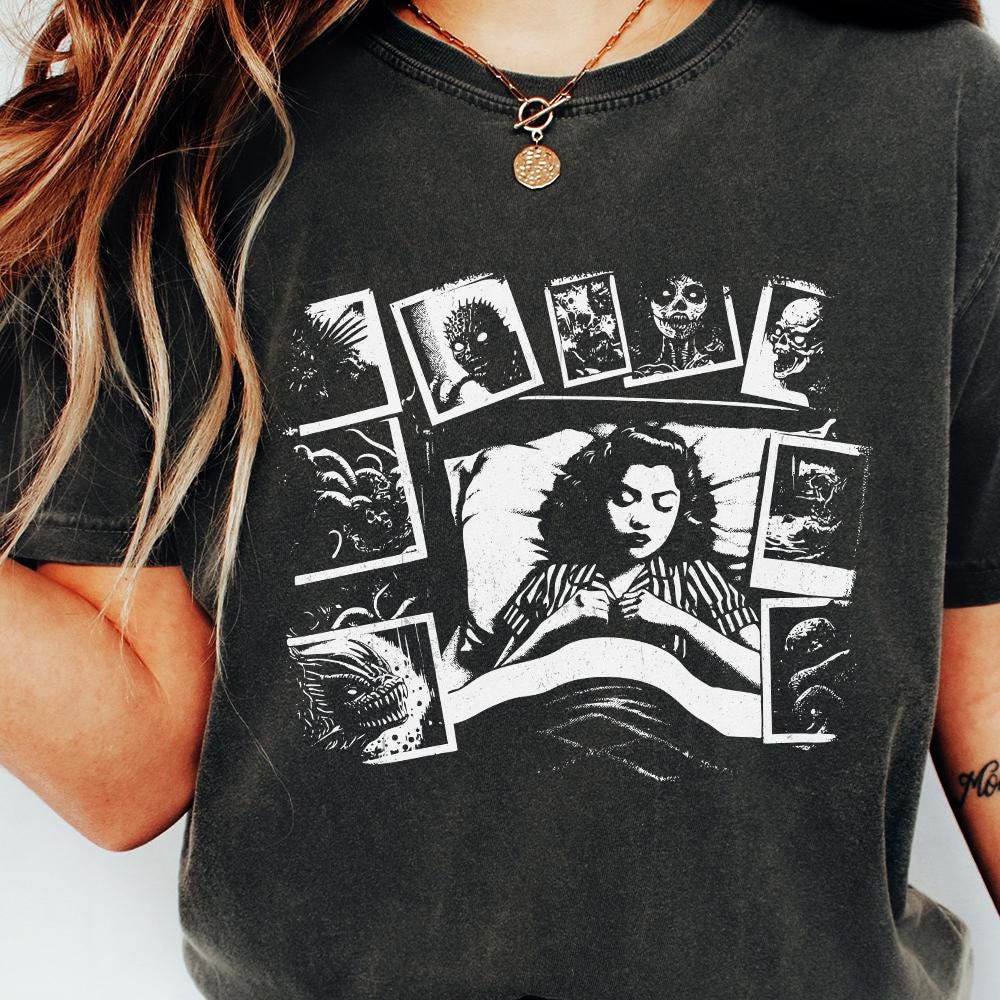 Dark Nightmare PNG, Spooky Vibes - 300 DPI Design for T-Shirt