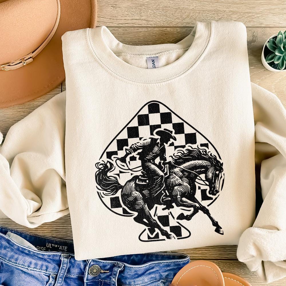 Western Cowboy PNG, Rodeo png - 300 DPI Design for T-Shirt