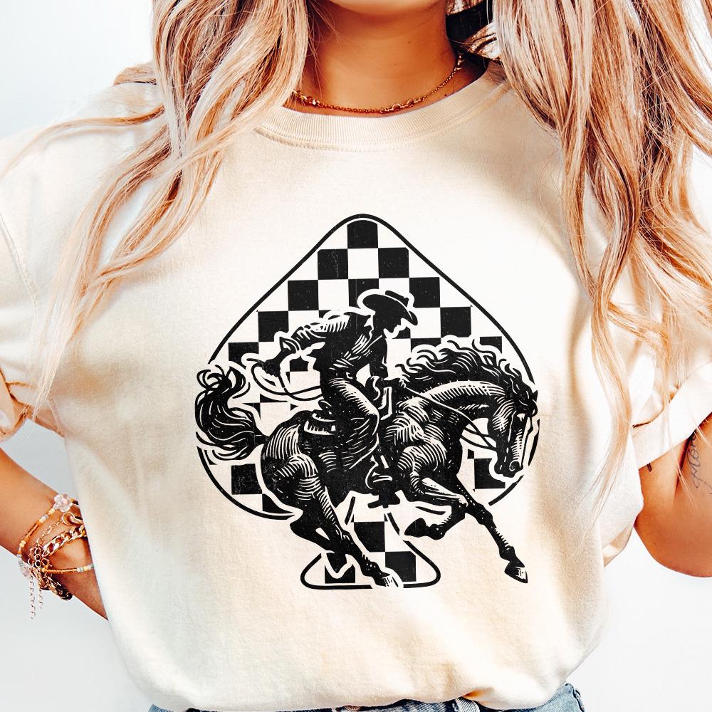 Western Cowboy PNG, Rodeo png - 300 DPI Design for T-Shirt