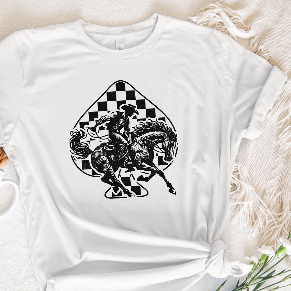 Western Cowboy PNG, Rodeo png - 300 DPI Design for T-Shirt
