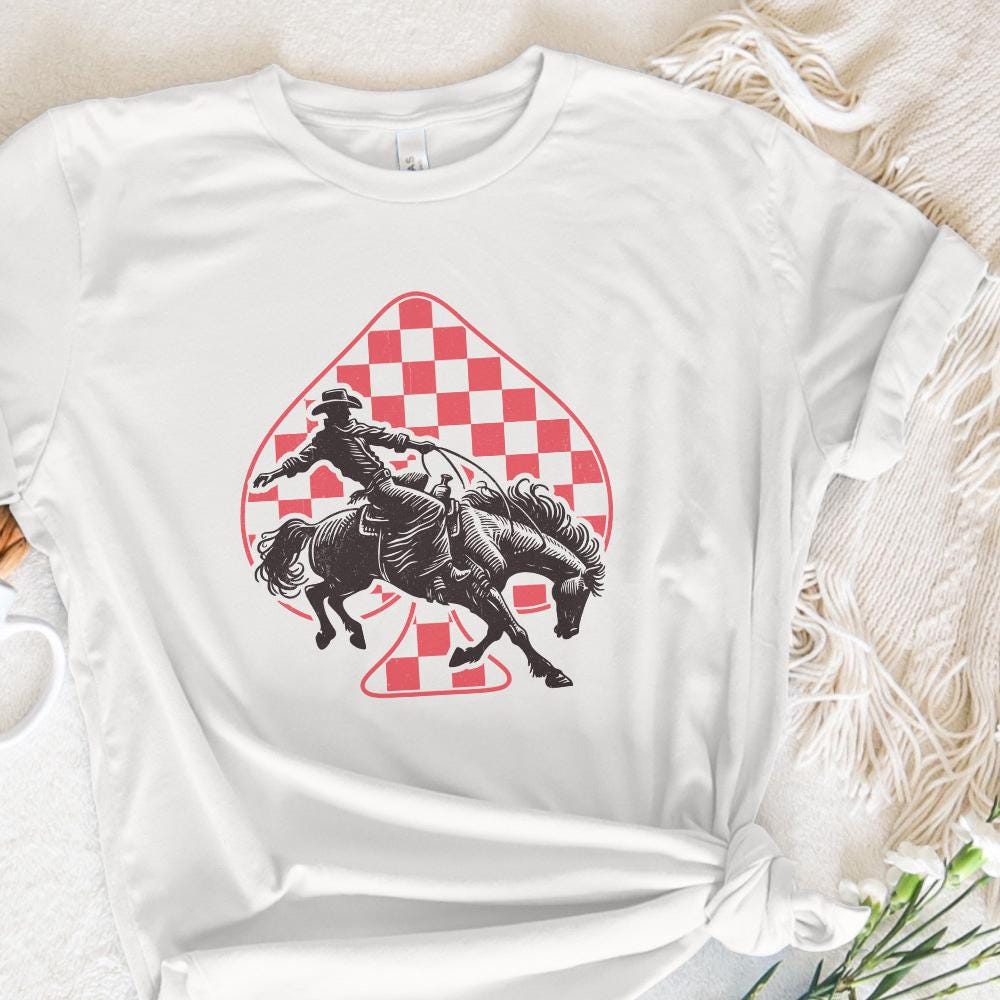 Western Cowboy PNG Alt 2, Rodeo png - 300 DPI Design for T-Shirt