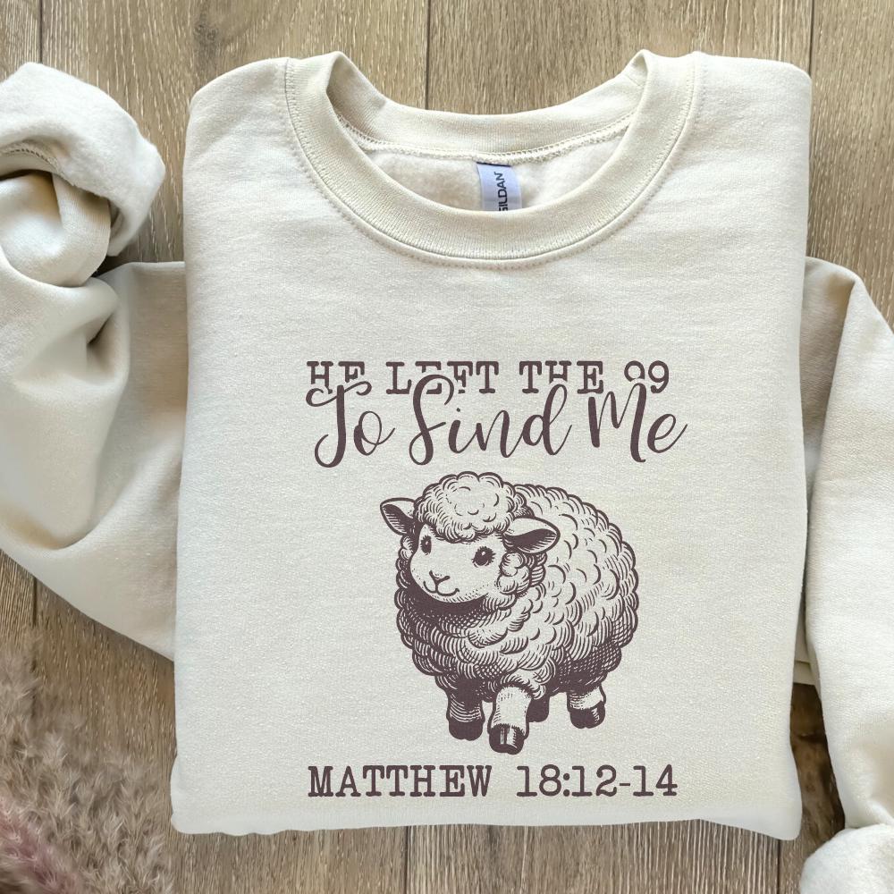 He Left The 99 PNG Alt 3, Bible Verse PNG - 300 DPI Design for T-Shirt