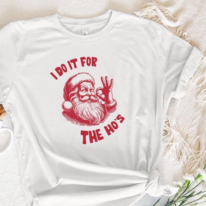 I Do It For The Hos Png Alt 2, Funny Santa Png - 300 DPI Design for T-Shirt