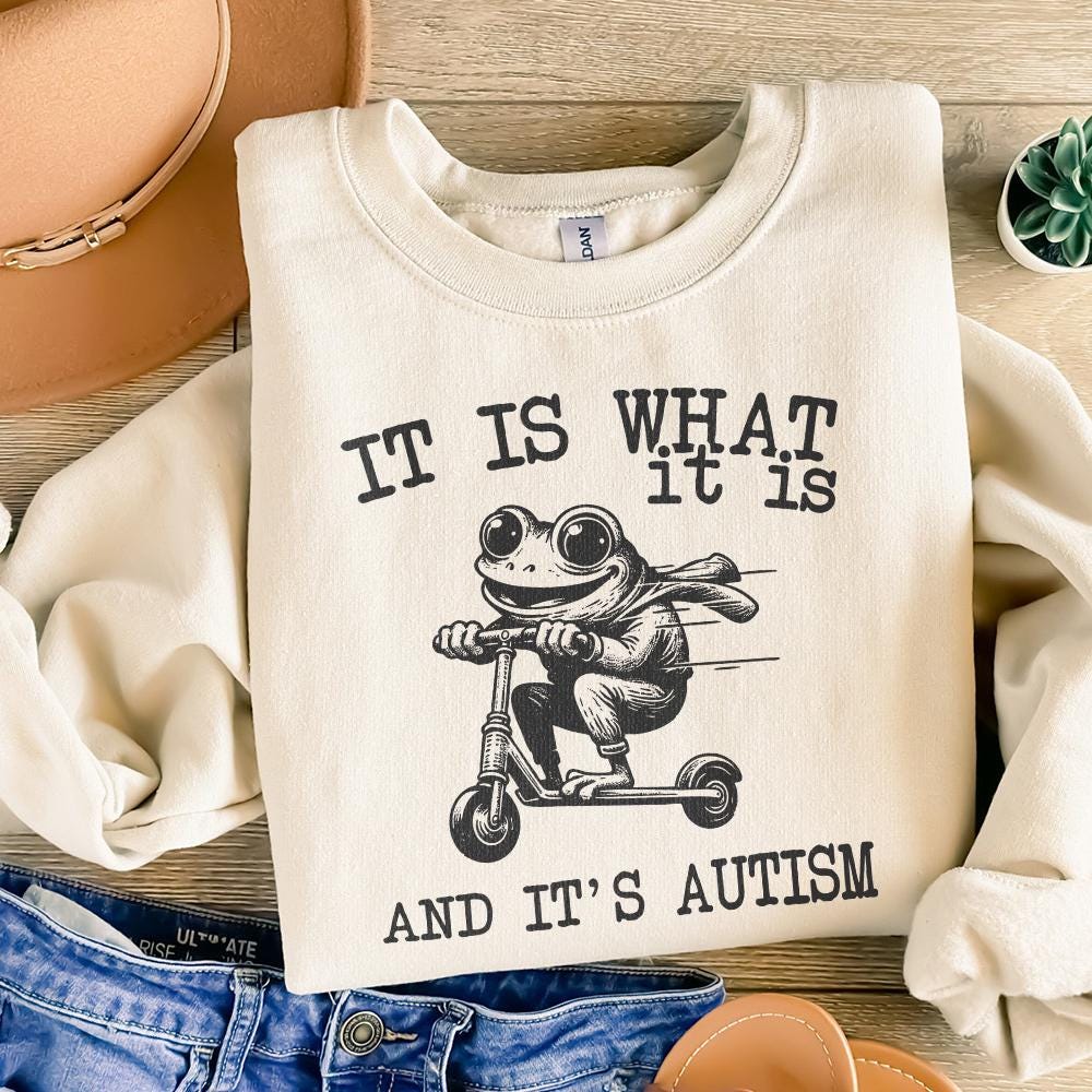 It Is What It Is And It Is Autism PNG, Funny Raccoon Meme - 300 DPI