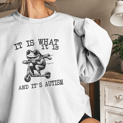 It Is What It Is And It Is Autism PNG, Funny Raccoon Meme - 300 DPI