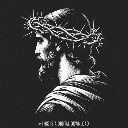 Jesus PNG, Christian PNG - 300 DPI Design for T-Shirt