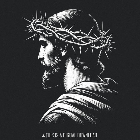 Jesus PNG, Christian PNG - 300 DPI Design for T-Shirt