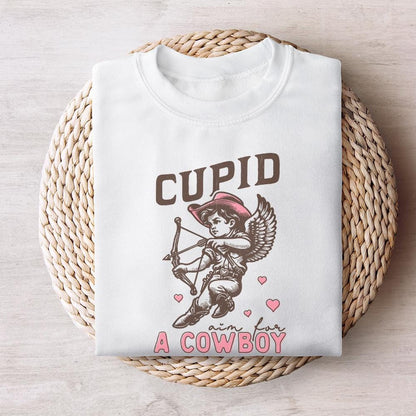 Cupid Aim for a Cowboy PNG, Digital Download - 300 DPI Design for T-Shirt