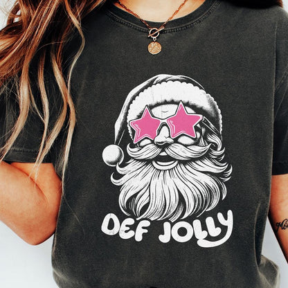 Def Jolly PNG, Santa PNG - 300 DPI Design for T-Shirt