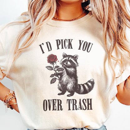 Funny Raccoon Valentines PNG Alt 2, Sarcastic Valentines - 300 DPI Design
