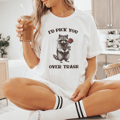 Funny Raccoon Valentines PNG, Sarcastic Valentines - 300 DPI Design for