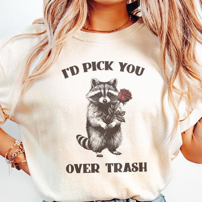 Funny Raccoon Valentines PNG, Sarcastic Valentines - 300 DPI Design for
