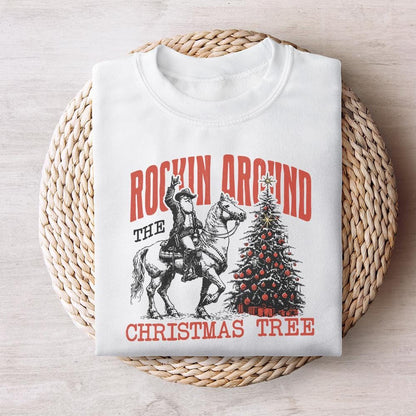 Rockin Around the Christmas Tree PNG, Instant Download - 300 DPI Design
