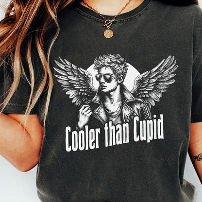 Cooler Than Cupid PNG, Valentines Day Digital File - 300 DPI Design for