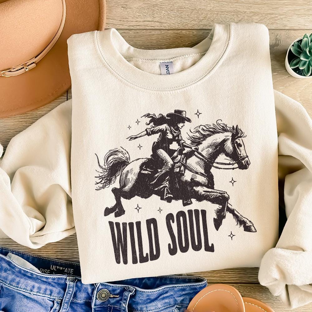 Wild Soul PNG Alt 2, Sublimation Design - 300 DPI Design for T-Shirt