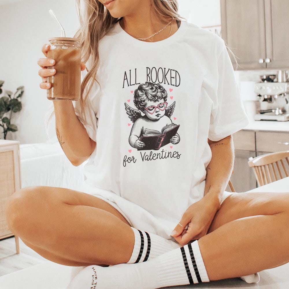 All Booked for Valentine's PNG, Valentine's Day Sublimation Design - 300