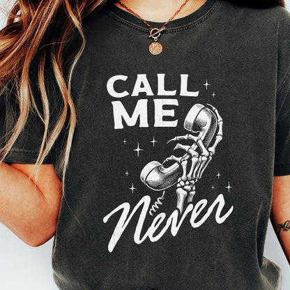 Call me never PNG, Valentine sublimation design - 300 DPI Design for