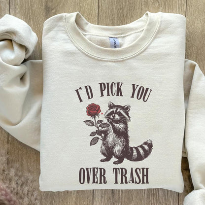 Funny Raccoon Valentines PNG Alt 2, Sarcastic Valentines - 300 DPI Design