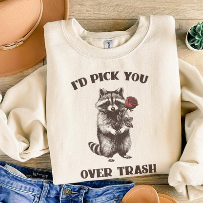 Funny Raccoon Valentines PNG, Sarcastic Valentines - 300 DPI Design for