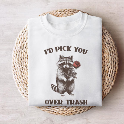 Funny Raccoon Valentines PNG, Sarcastic Valentines - 300 DPI Design for