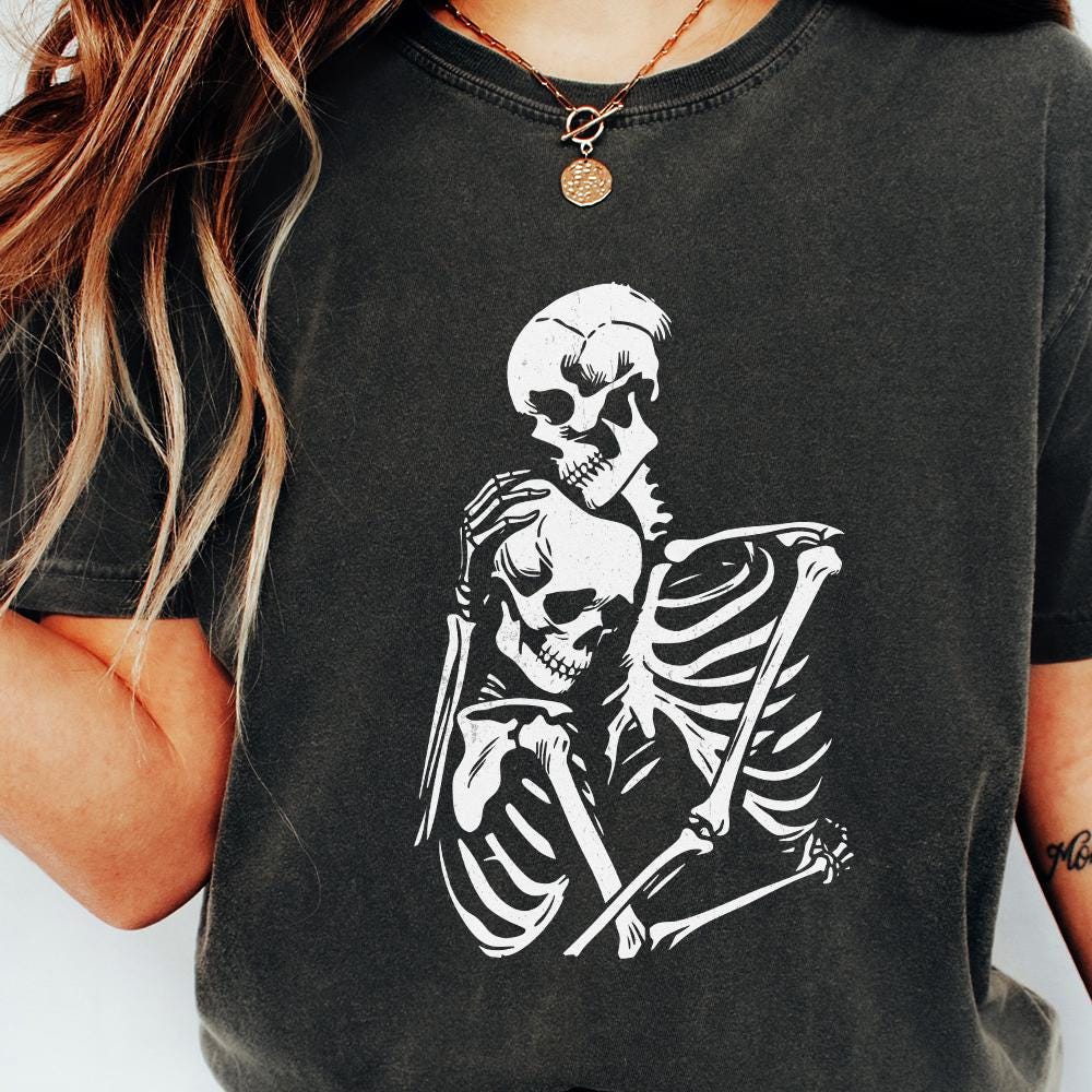 Skeleton Lovers png Alt 2, Valentine Skeleton - 300 DPI Design for T-Shirt