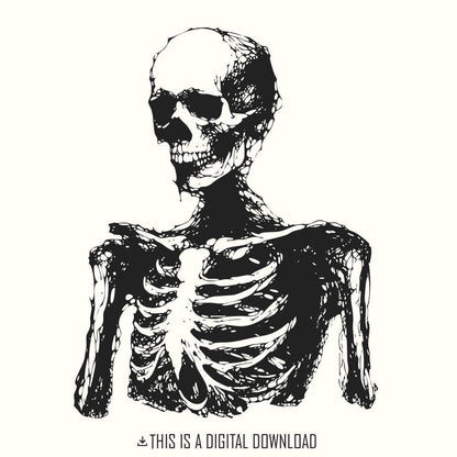 Skeleton Lovers png, Valentine Skeleton - 300 DPI Design for T-Shirt