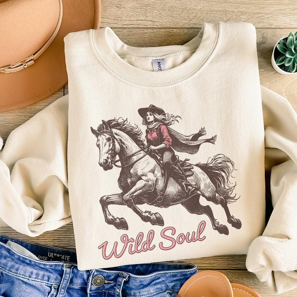 Wild Soul PNG, Sublimation Design - 300 DPI Design for T-Shirt