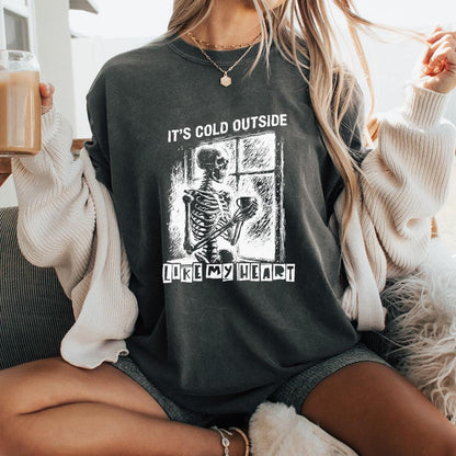 Cold Like My Heart PNG, Digital Download - 300 DPI Design for T-Shirt