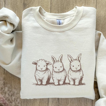 Easter Highland Cow Png, Easter Bunny Png - 300 DPI Design for T-Shirt