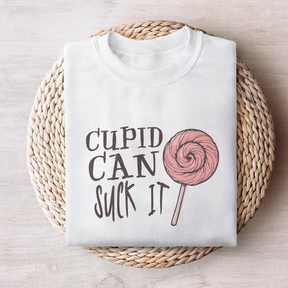 Cupid Can Suck It Png, Funny Valentine's Day Sublimation - 300 DPI Design