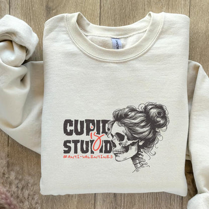 Funny Valentine PNG, Cupid is Stupid - 300 DPI Design for T-Shirt