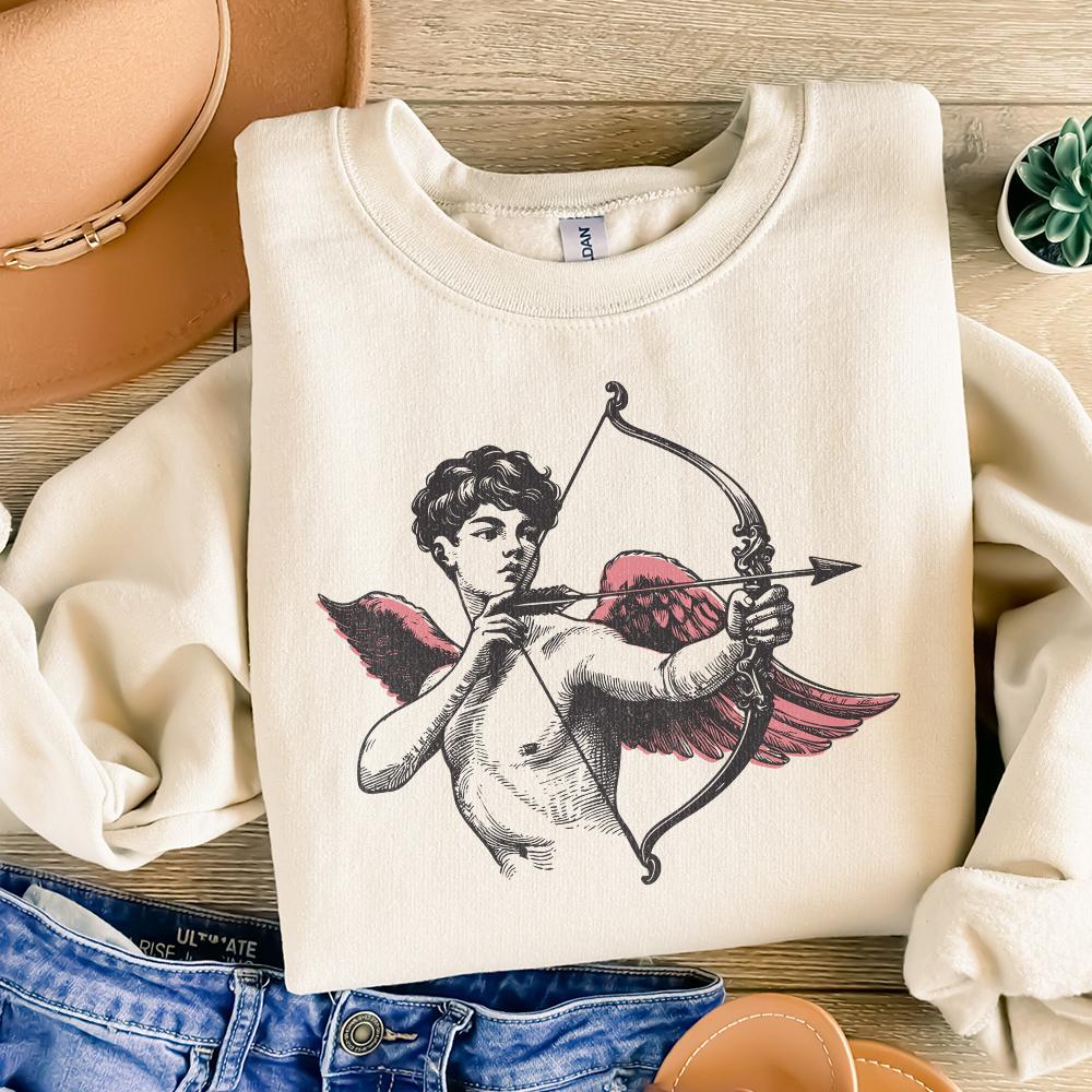 Cupid Love Archer, Valentine’s Day Shirt Design - 300 DPI Design for